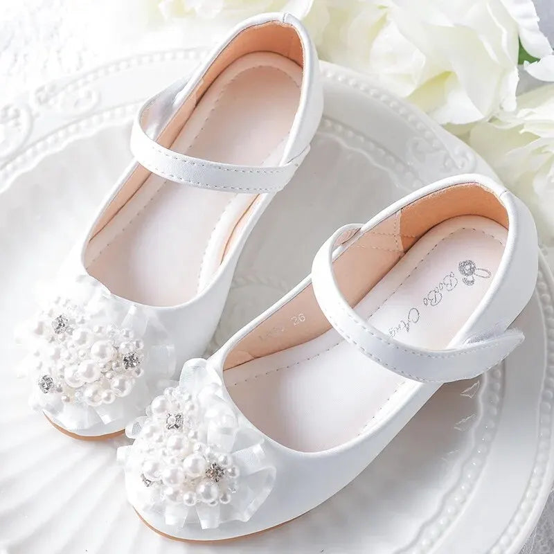 Ballerine da sposa con nastro