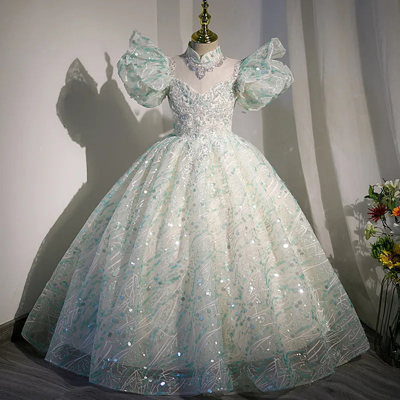 Vestido de baile de navidad para niños