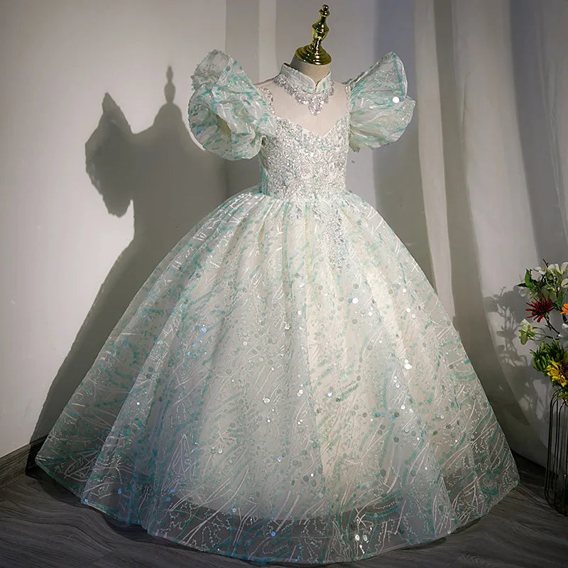 Vestido de baile de navidad para niños