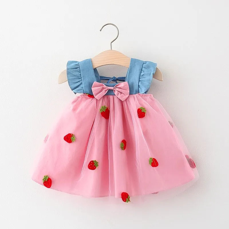 Vestido de verano infantil fruit