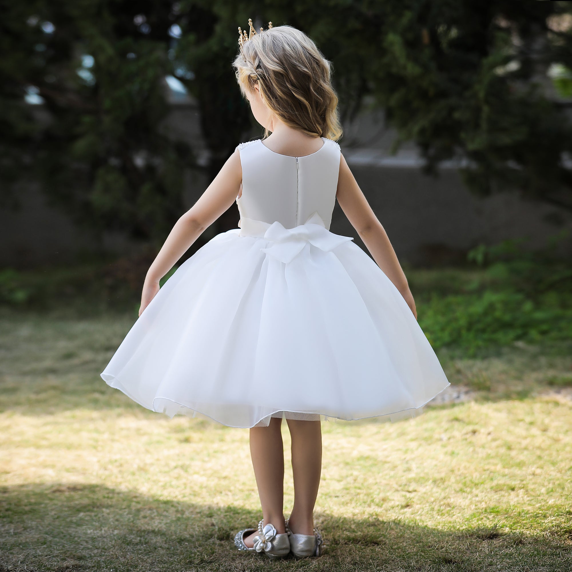 Vestido de ceremonia niña blanco