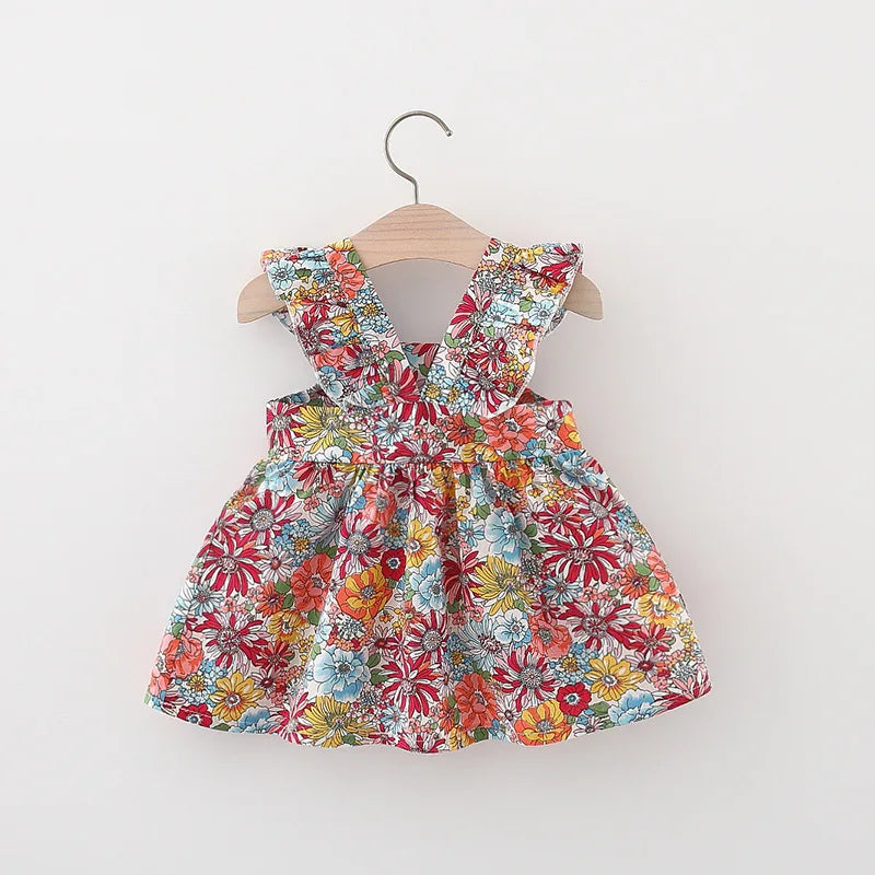 Vestido de verano infantil colorido