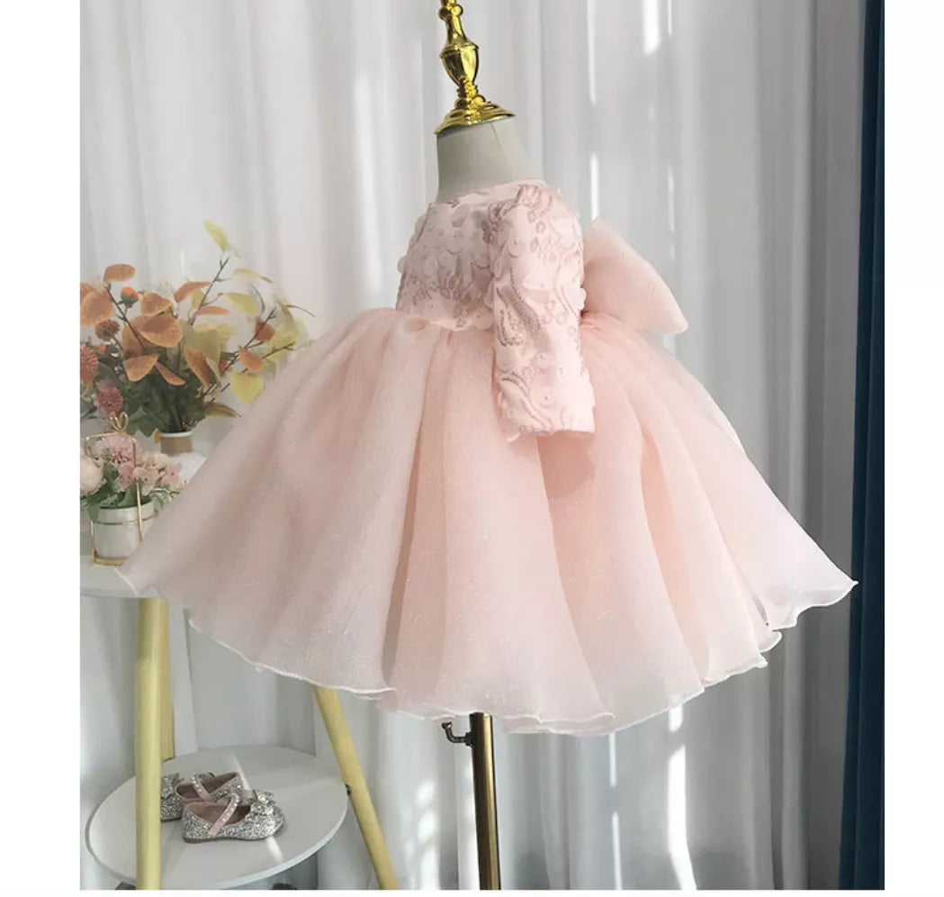 Vestido cumpleaños niña rosa