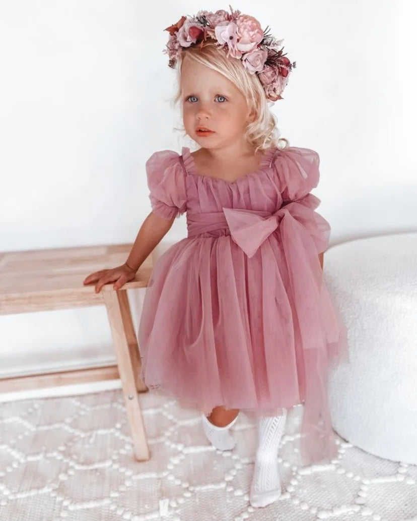 Vestido casual infantil rosalie