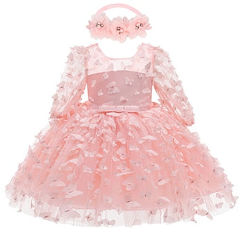 Kleid für Baby-Mädchen Schmetterling