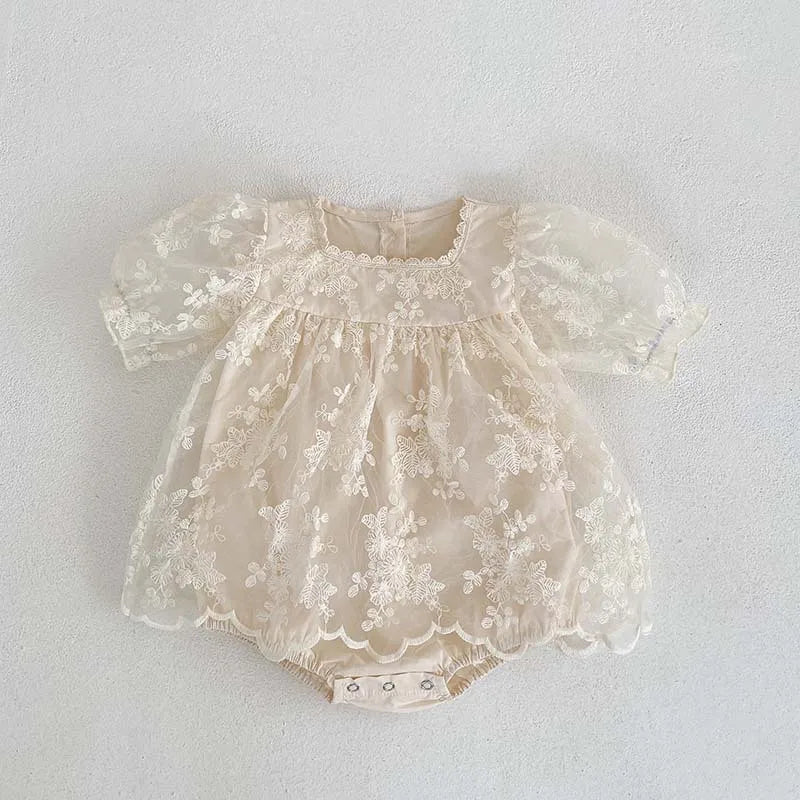 Milana baby romper til barnedåp