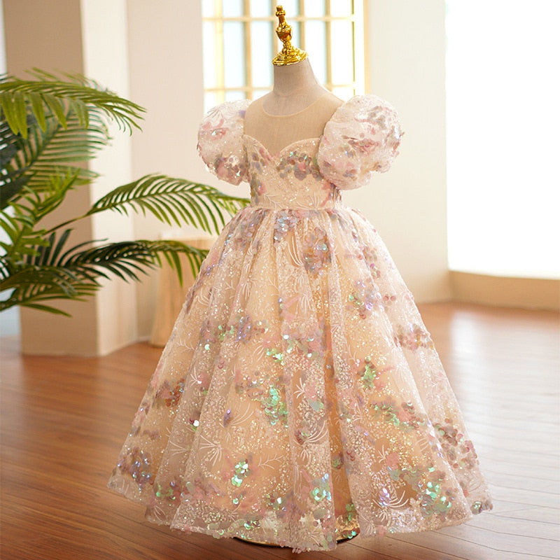 Vestido de baile de princesa con brillantes