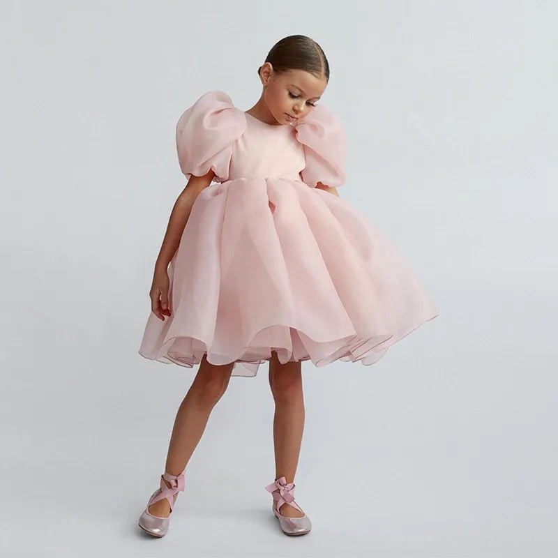 Vestido tutu rosa infantil