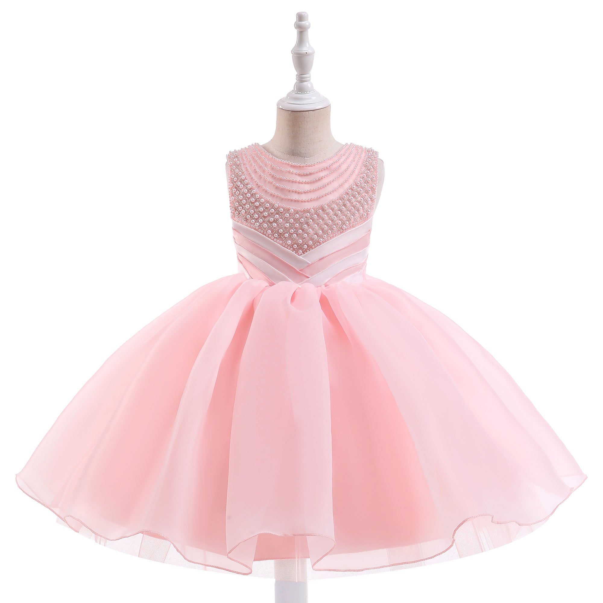 Festliches Kleid, Mädchen, rosa