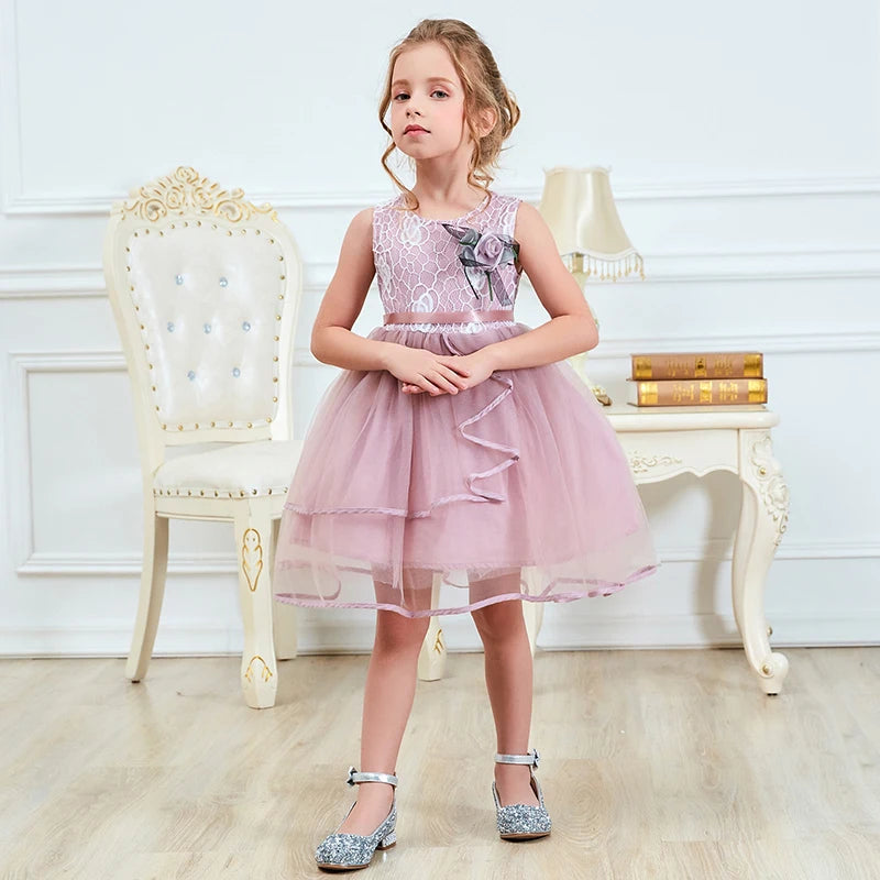 Kleid für Kinder Brautjungfer, Mädchen