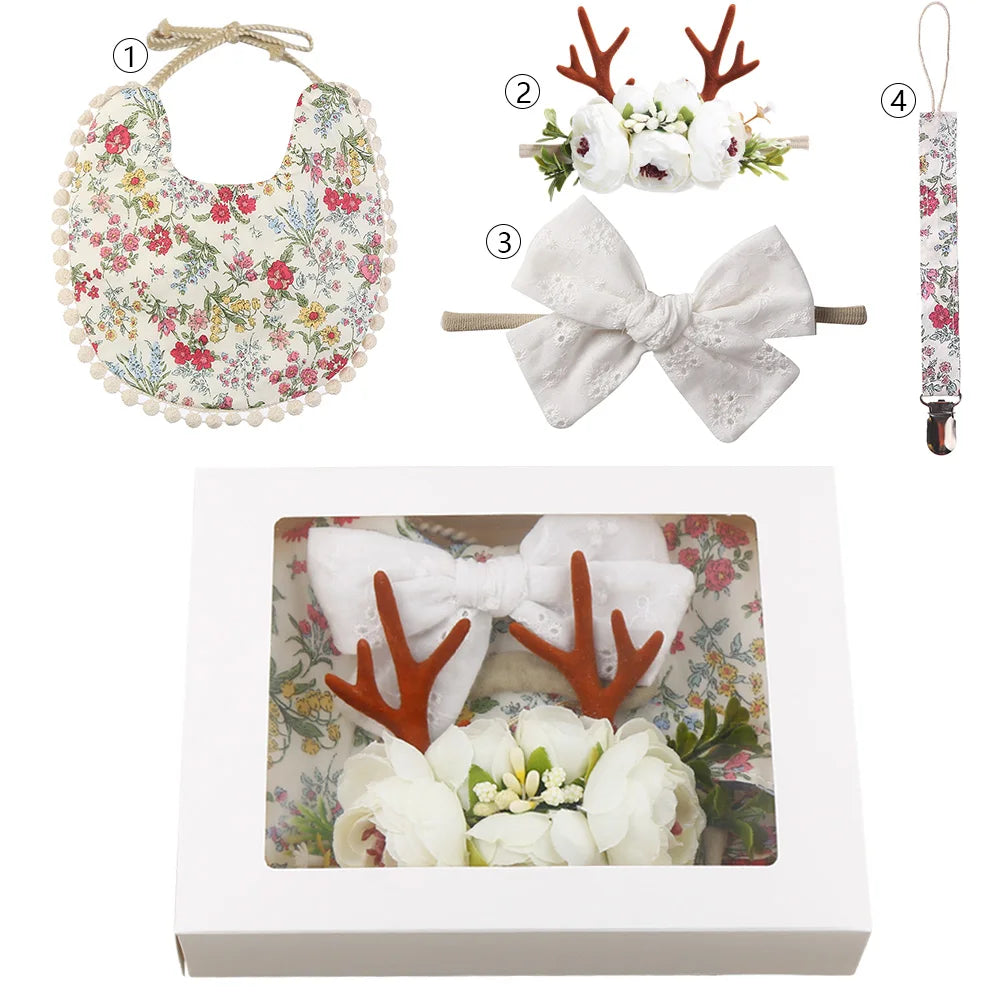 Geschenkboxen 4er-Set für Babys