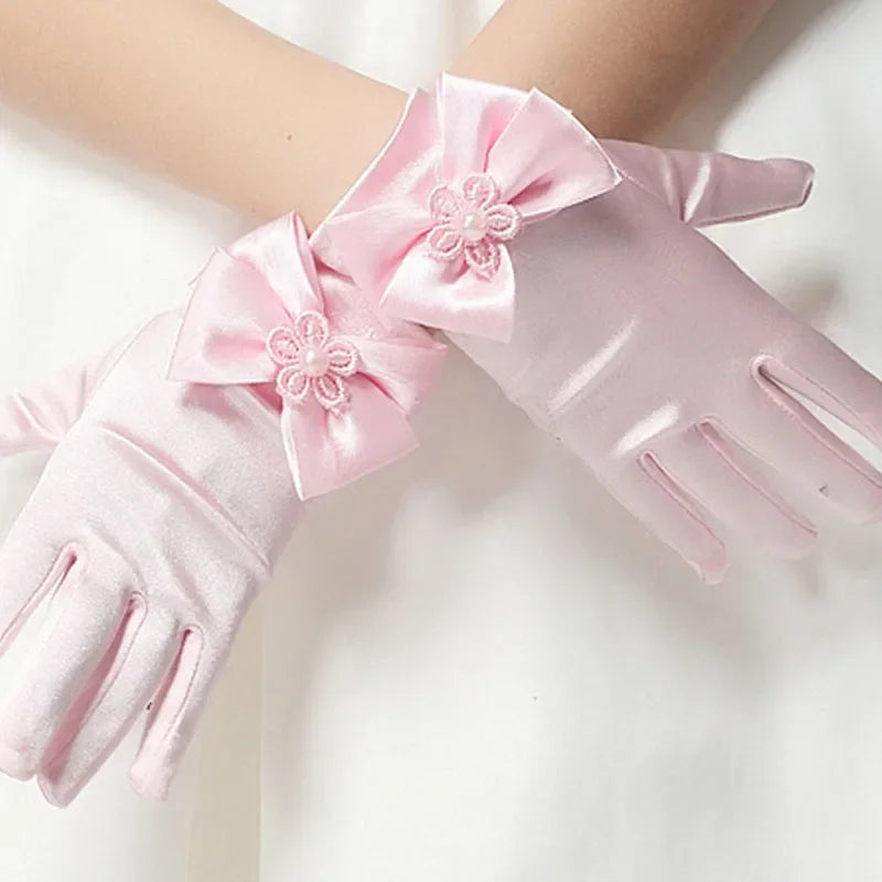 Guantes de novia con lazo