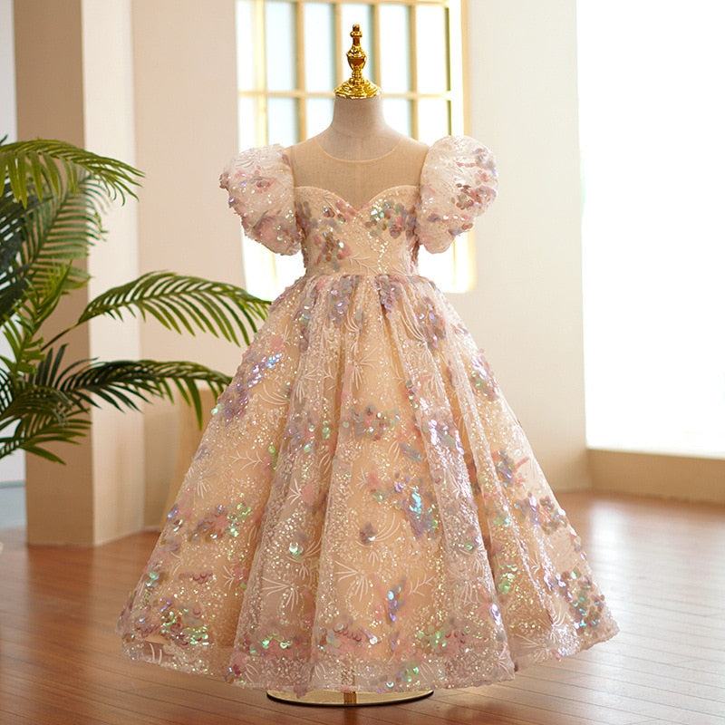 Vestido de baile de princesa con brillantes