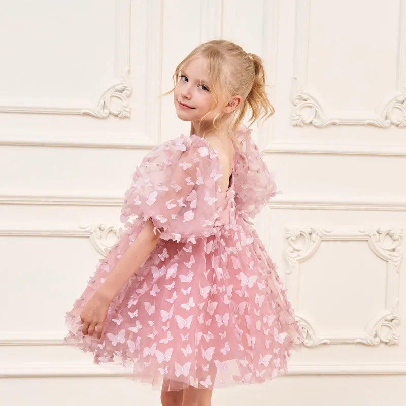 Kleid für Kinder, Mädchen, Butterfly