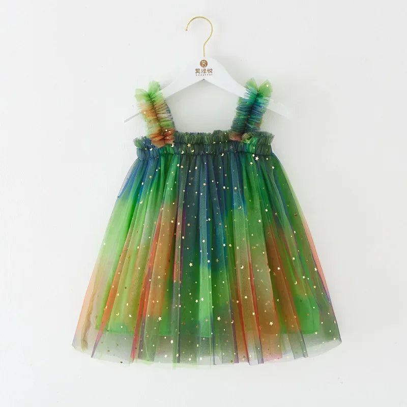 Kleid für Kinder, Mädchen, Galaxie