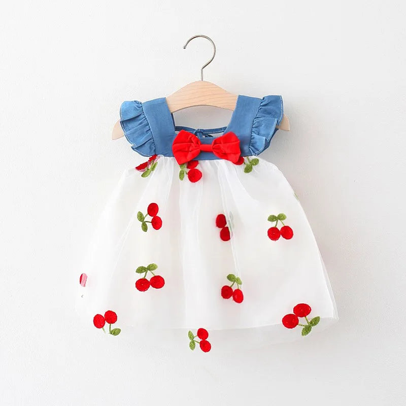 Vestido de verano infantil fruit