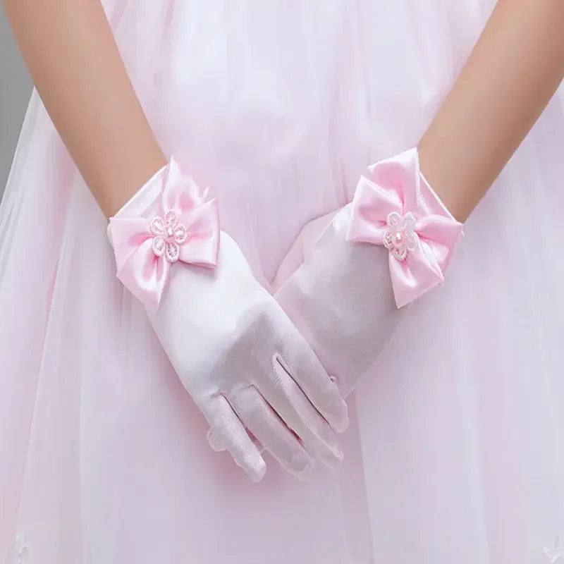 Guantes de novia con lazo