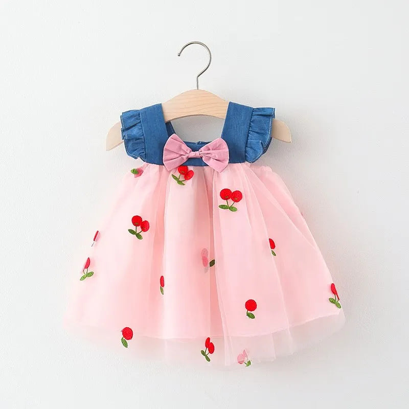 Vestido de verano infantil fruit