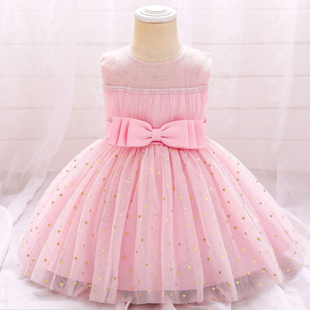 Vestido de princesa con falda de lentejuelas