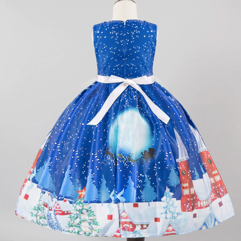 Vestido de navidad infantil nochebuena