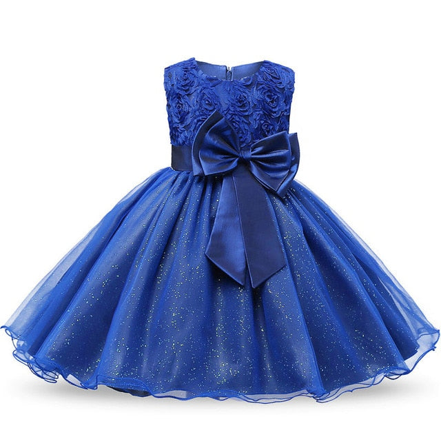 Primer vestido princesa azul