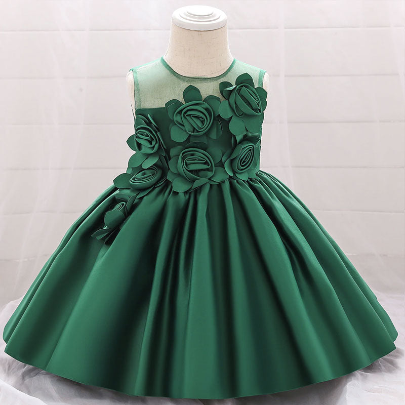 Vestido princesa bebé niña