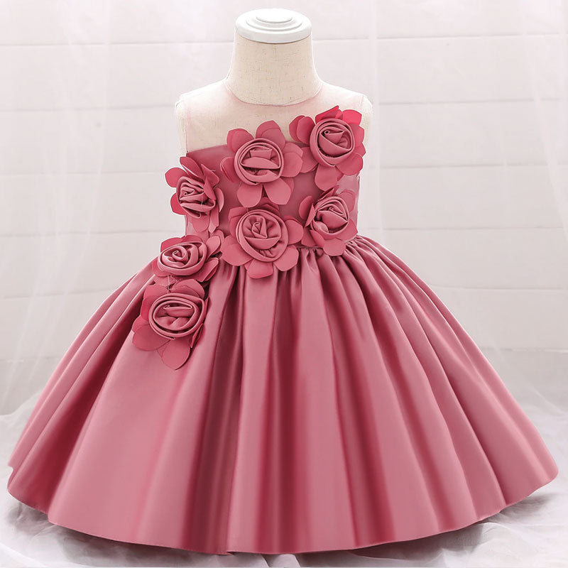 Vestido princesa bebé niña