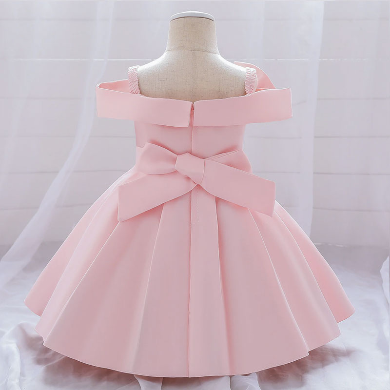 Precioso vestido de princesa sin tirantes para bebé