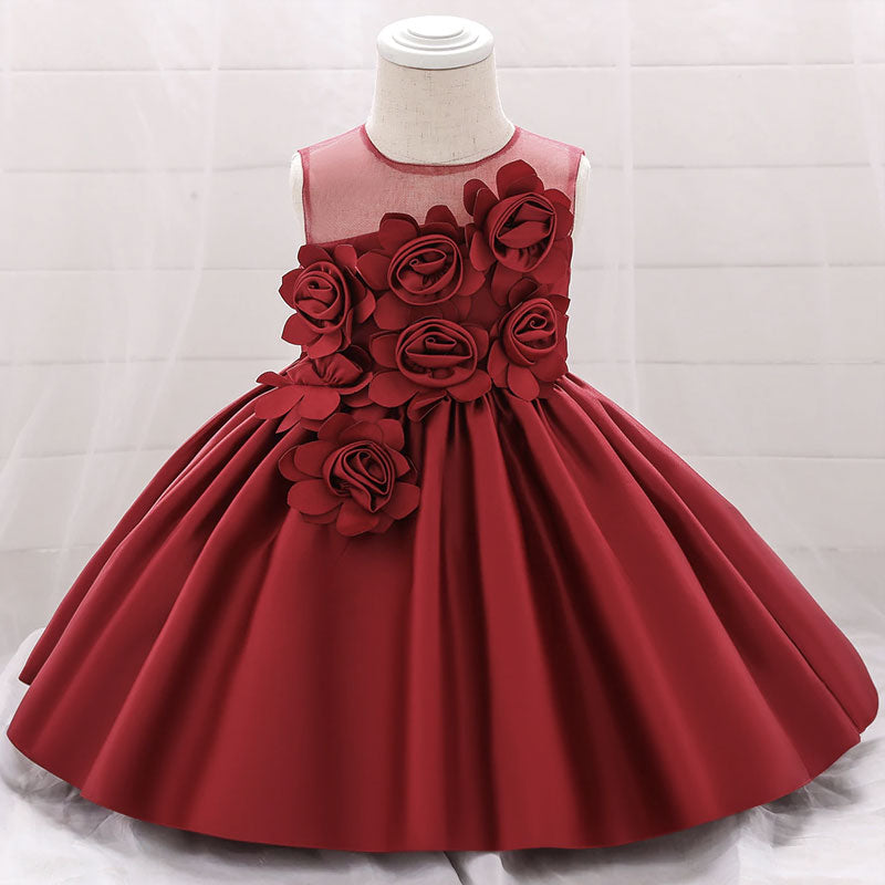 Kleid für Baby-Prinzessin, Mädchen, fleurette