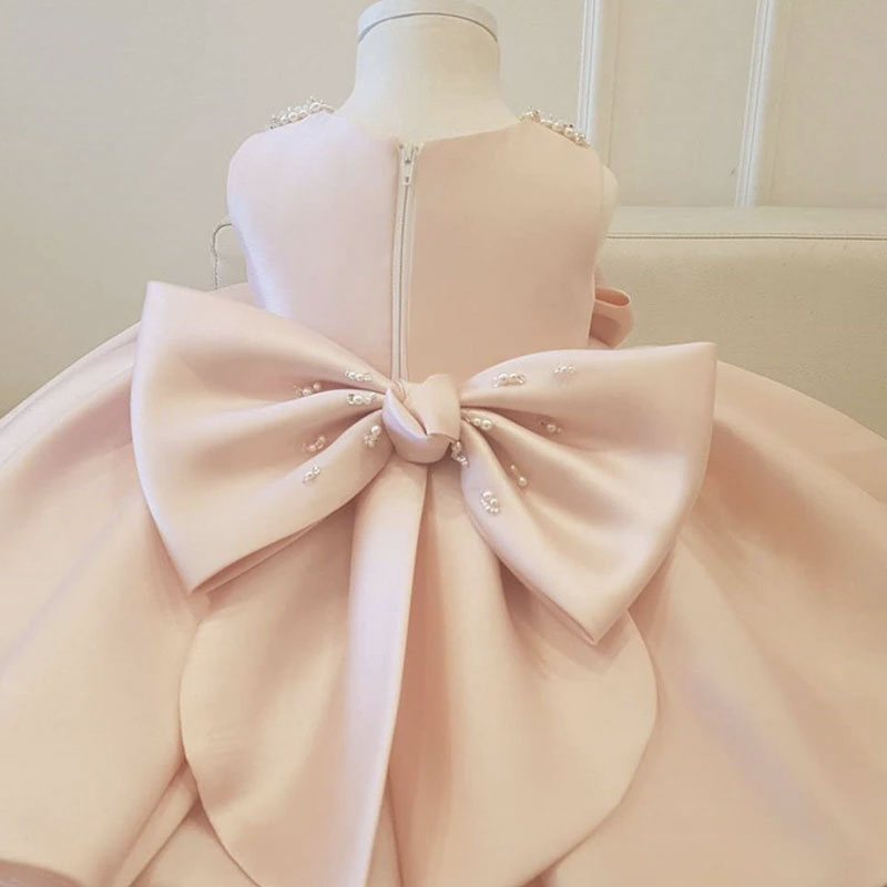 Kleid Prinzessin Taufe Baby Mädchen rosa