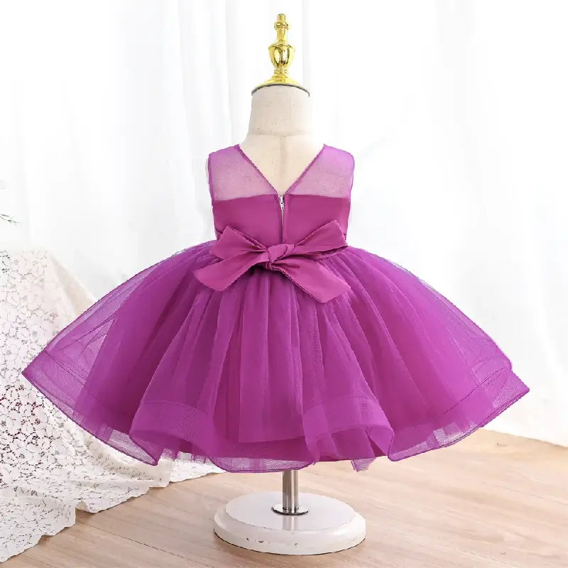 Kleid für Baby-Mädchen fuchsia