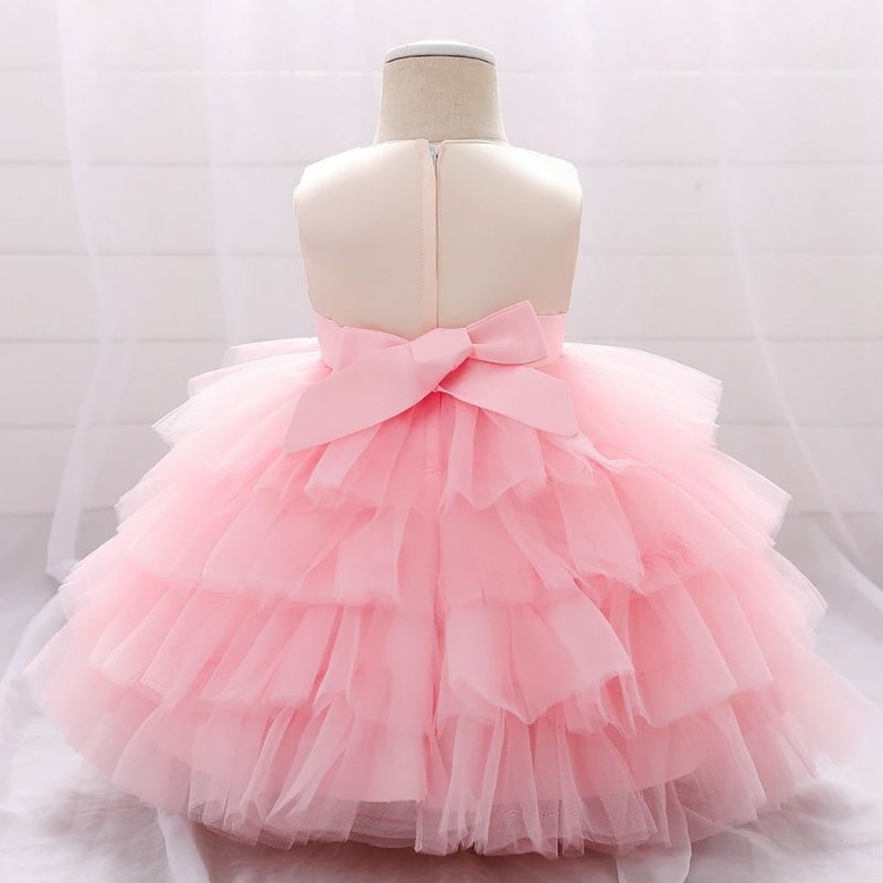 Prinsesse gull bustier babykjole