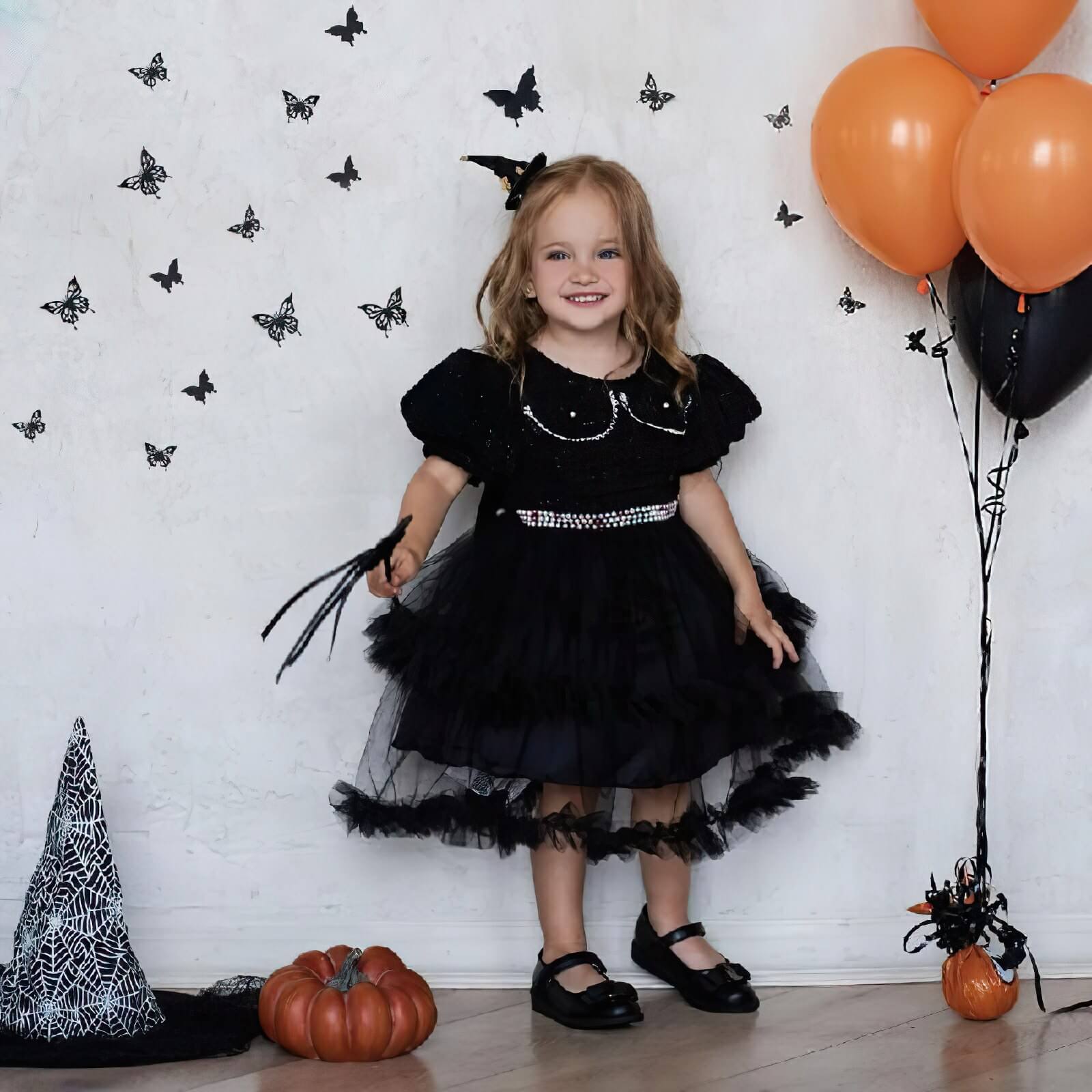 Halloween-kjole for jenter prinsessekjoler 2 år