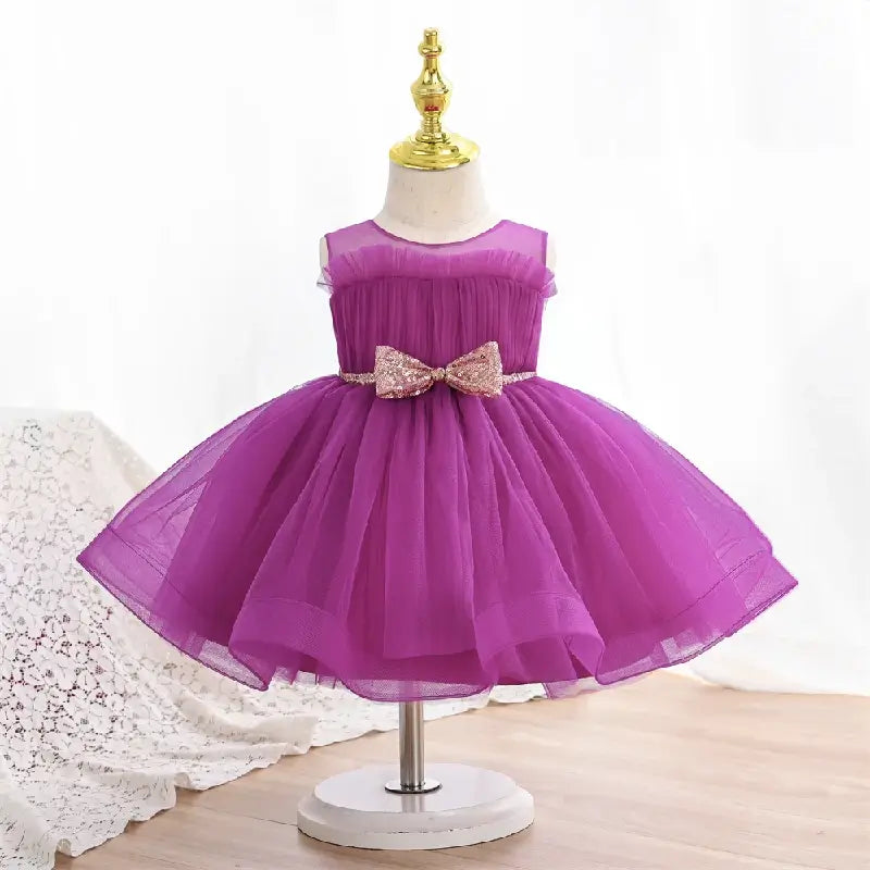 Kleid für Baby-Mädchen fuchsia