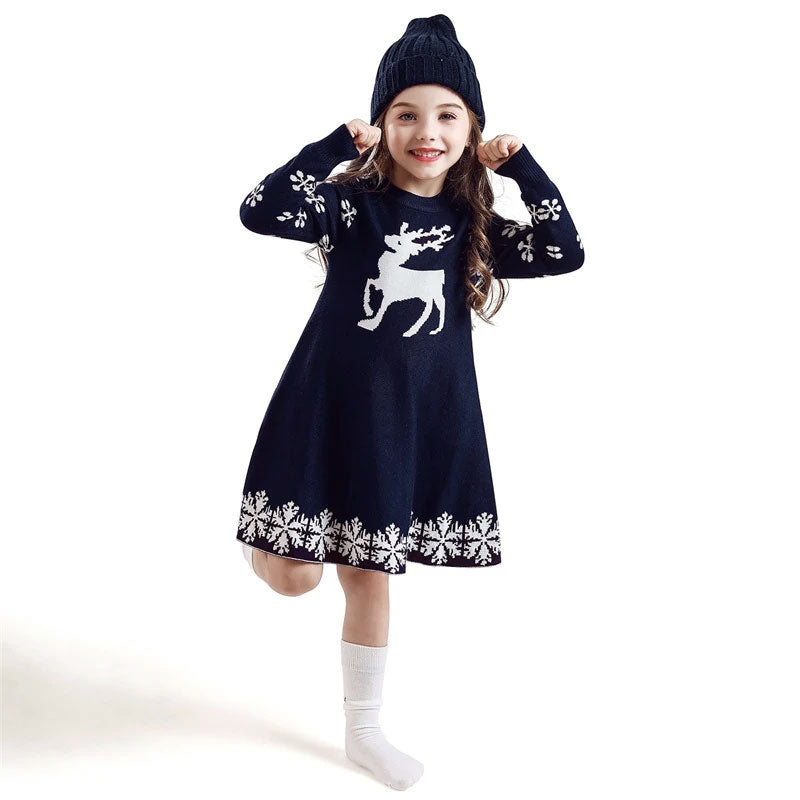 Vestido infantil reno