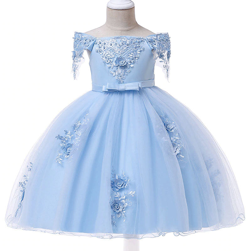 Kleid Prinzessin, Mädchen, hellblau