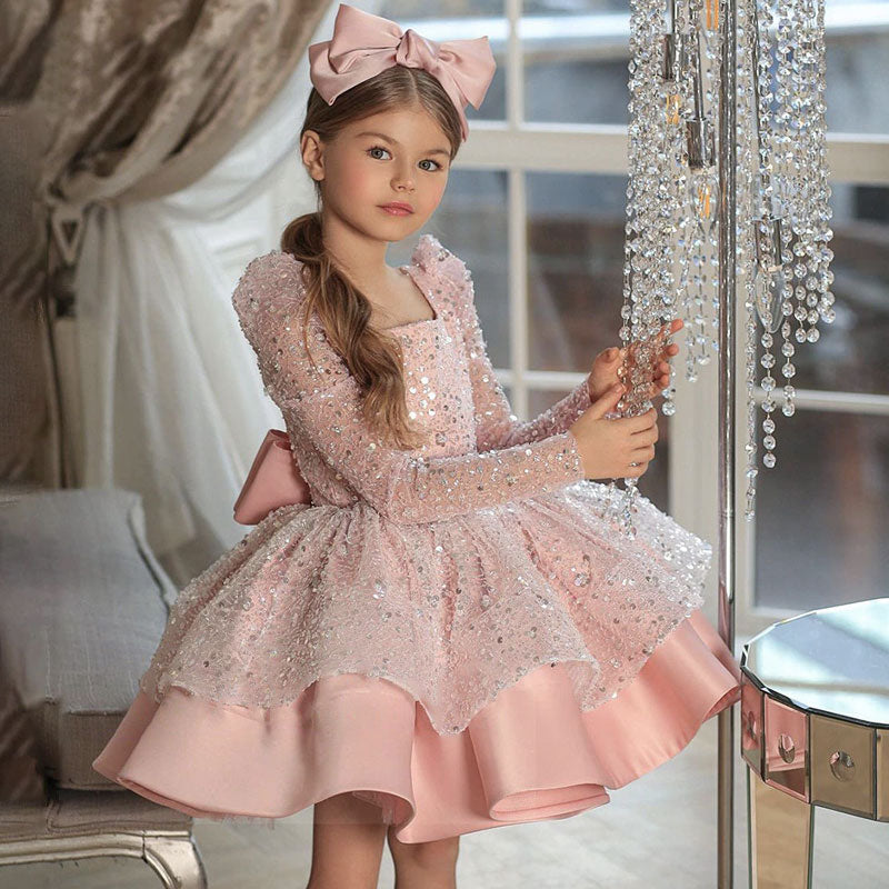 Kleid Prinzessin Mädchen daisy rosa