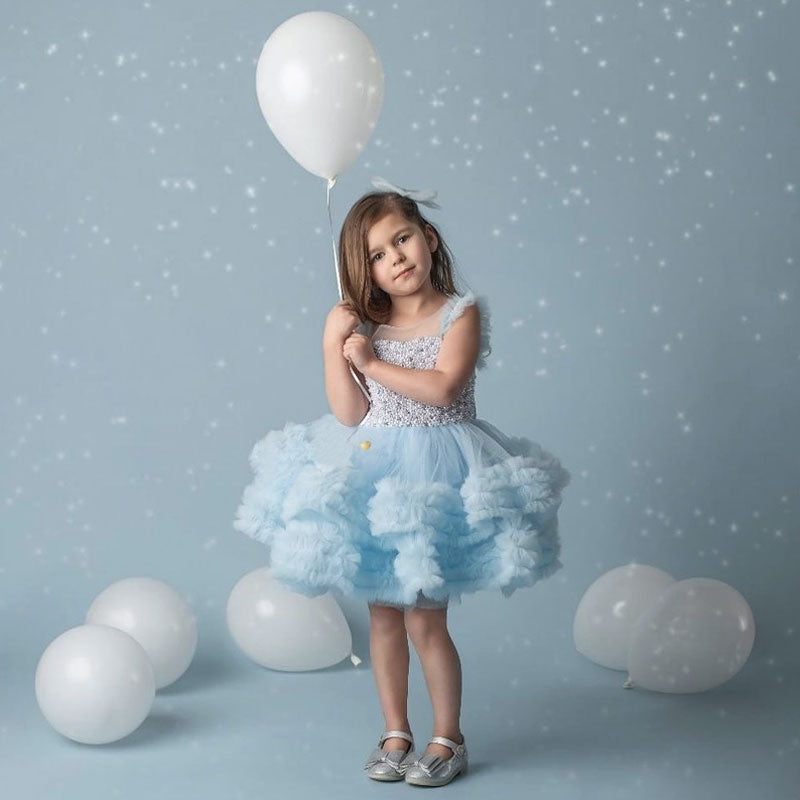 Kleid Prinzessin mit Rüschen