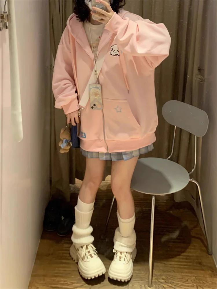 Hoodie Kawaii - Reißverschluss