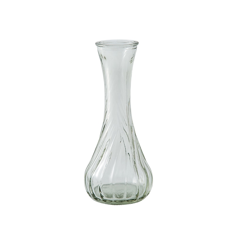 Liten transparent glasvas