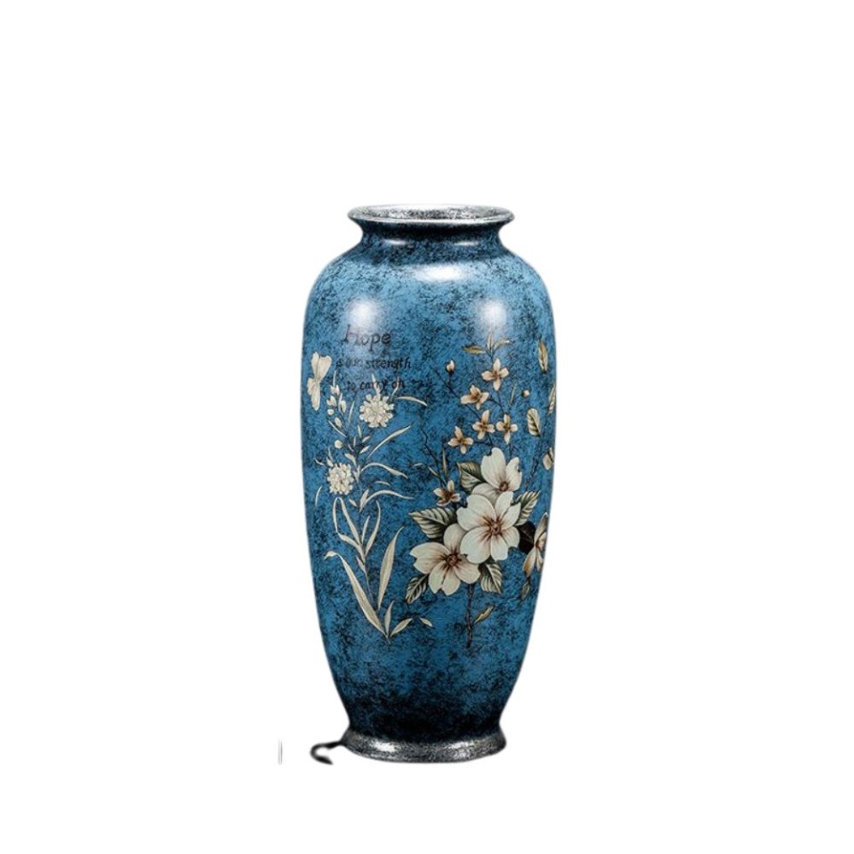 Blå vintage-vase