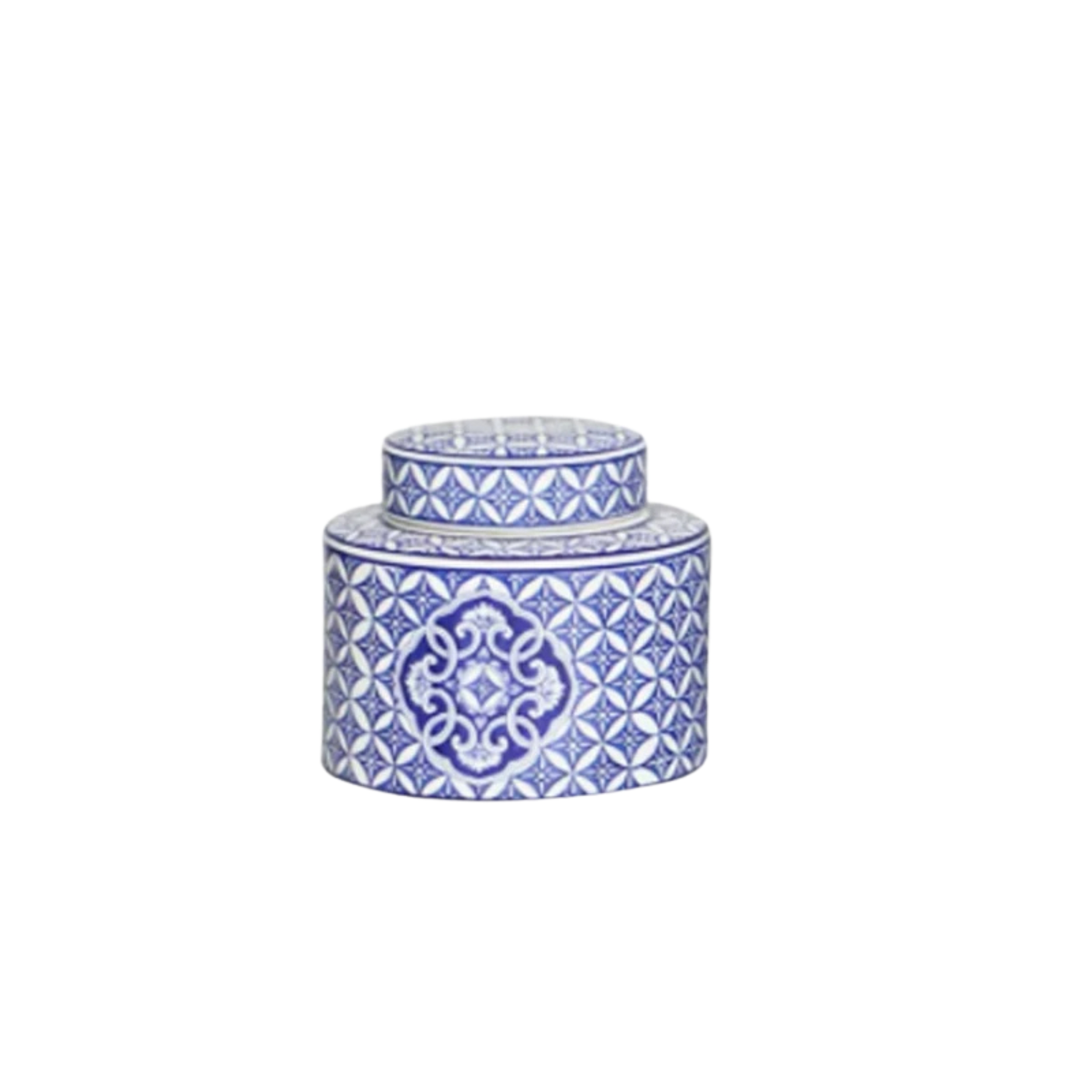 Vaso blu e bianco in stile andaluso