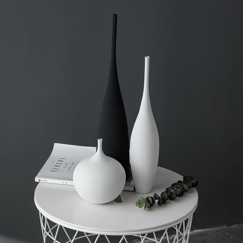 Stor soliflore-vase i skandinavisk design