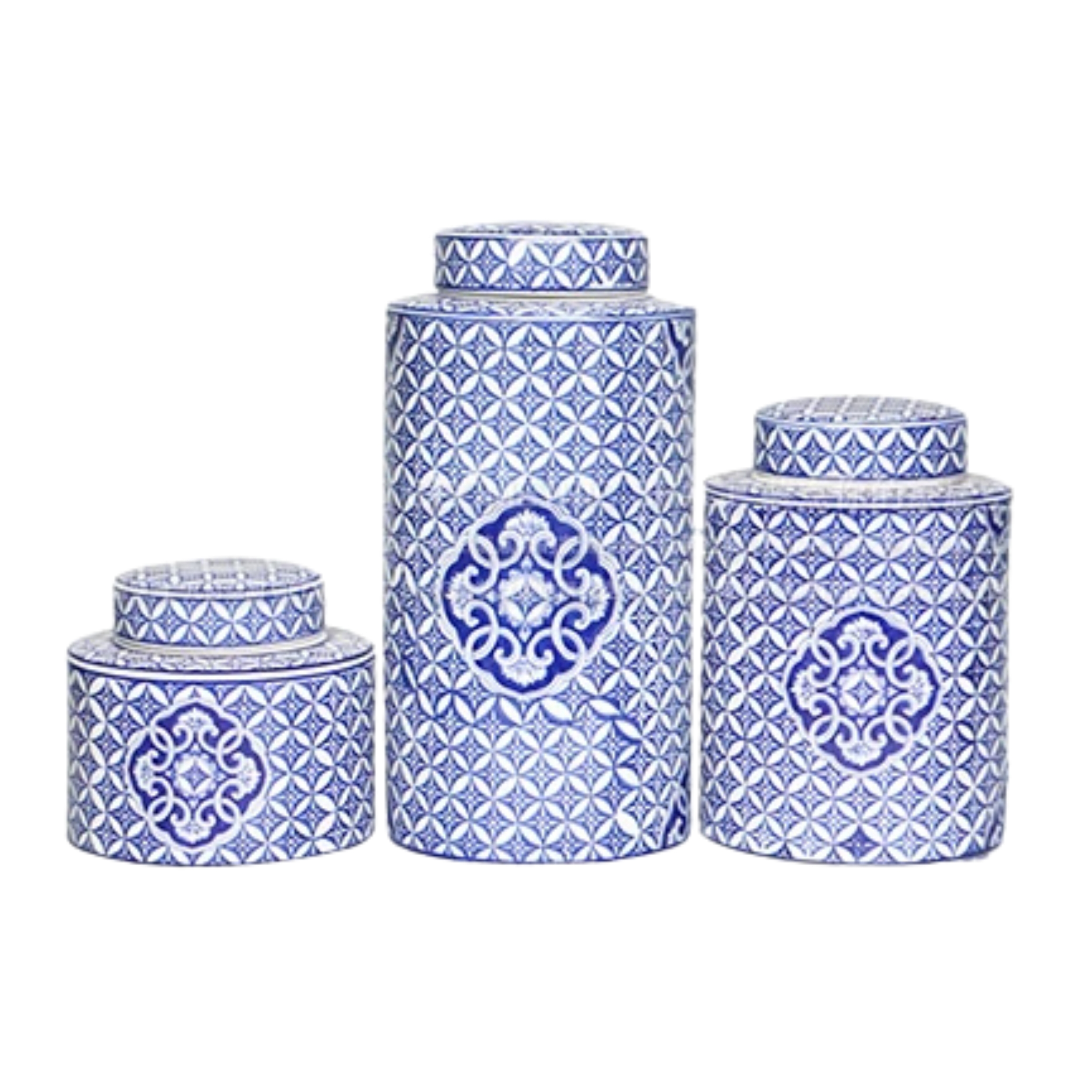 Vaso blu e bianco in stile andaluso