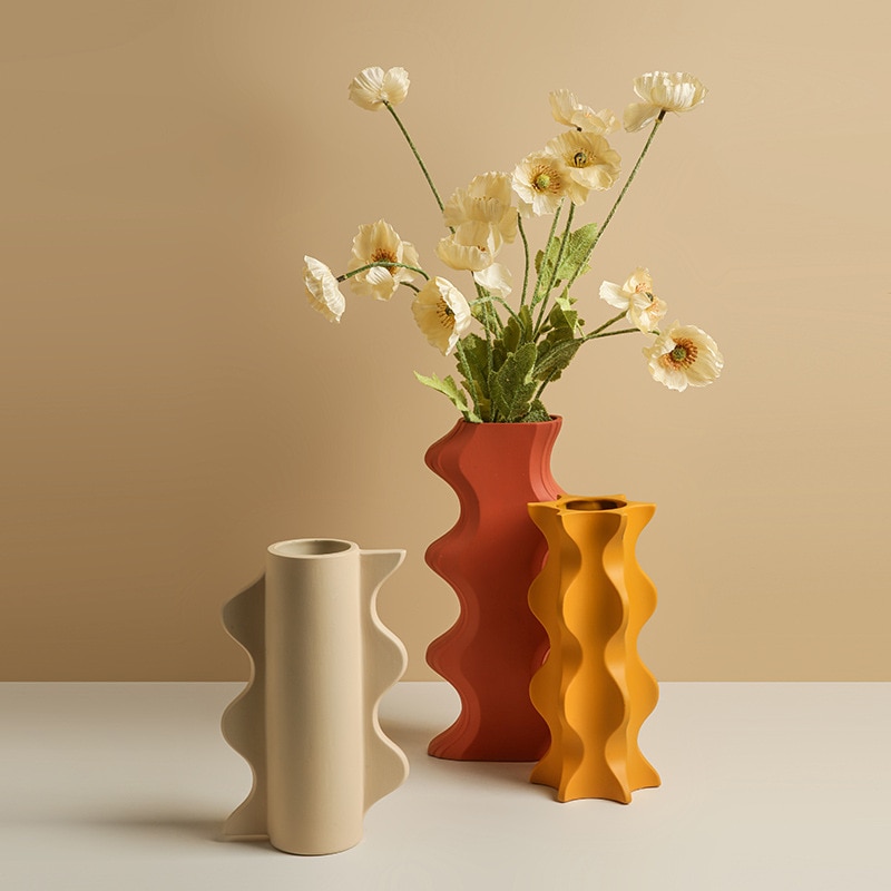 Geometrisk vase i original nordisk stil