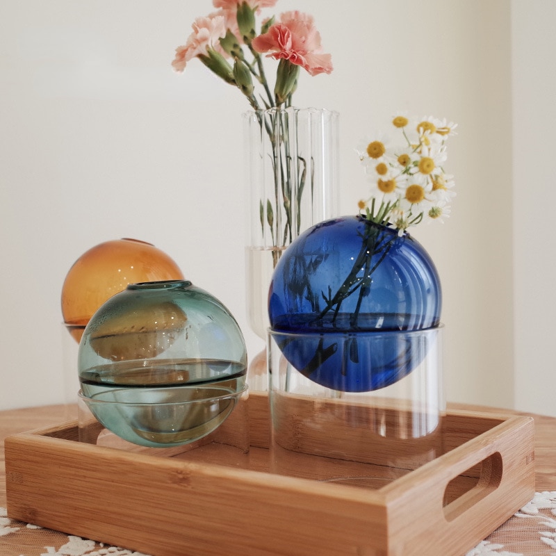 Boble glassvase ball soliflore