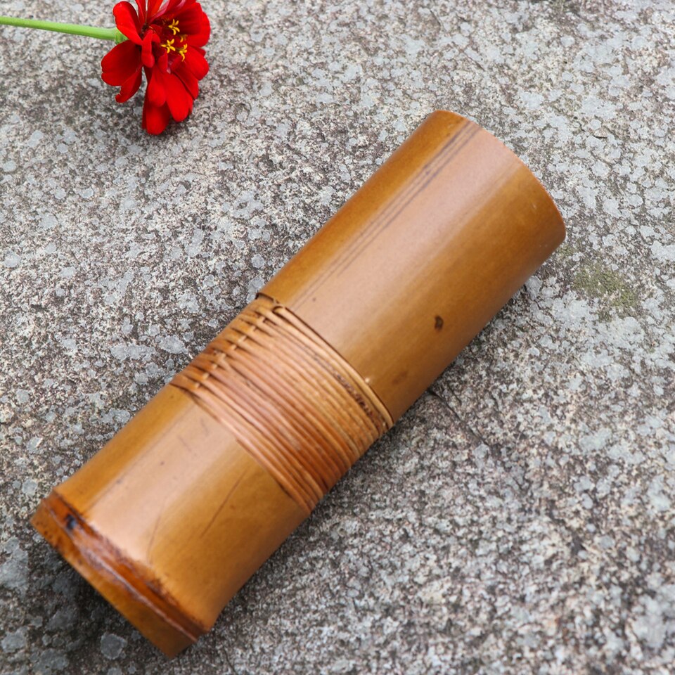 Vaso di bambù giapponese naturale