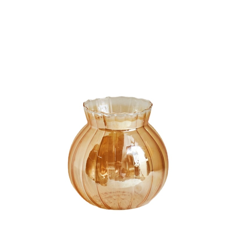 Oransje glassvase