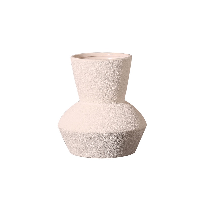 Vaso minimalista in terracotta