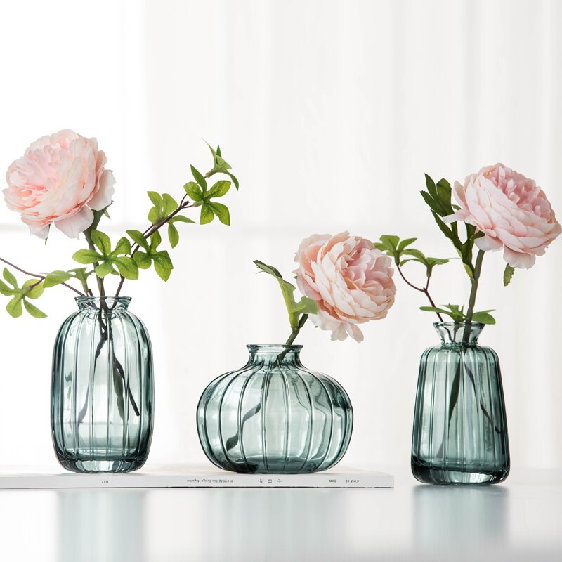 Liten vintage glassvase